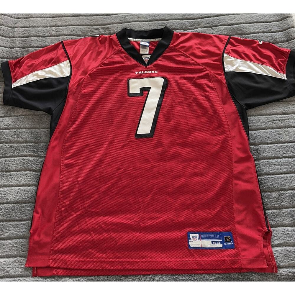 NFL Atlanta Falcons STITCHED Red Michael Vick #7 Reebok Jersey Sz 54